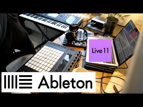 Ableton Live Set Performance (using Ableton Push II, Akai Midi Mix)