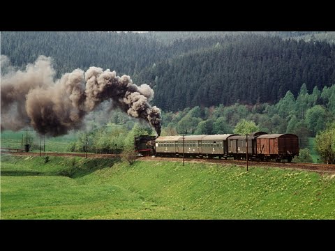 Bahnhof im Stausee? Steilstrecke Eibenstock 1974