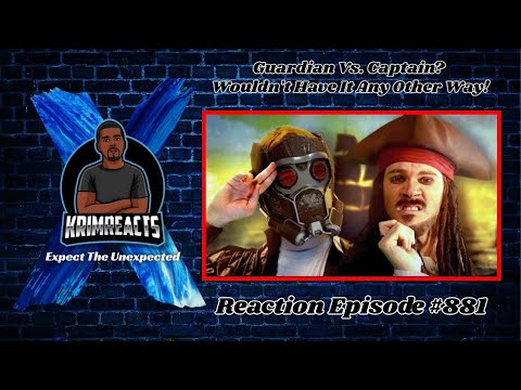 Star-Lord Vs. Captain Jack Sparrow Rap Battle REACTION | KrimReacts #881