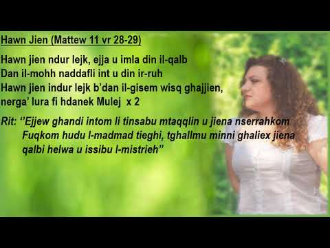 INGRID SCHEMBRI - HAWN JIEN with lyrics - Worship (+ chords and lyrics)