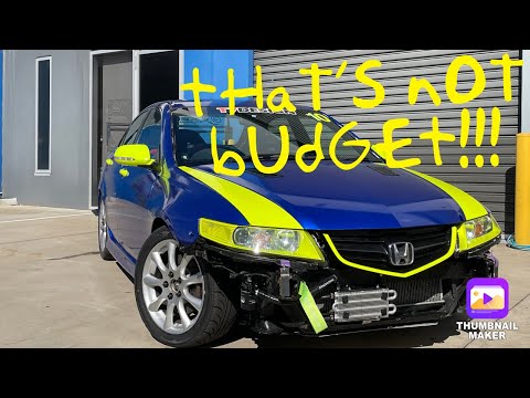 Transforming a CL9 Accord Euro TSX into an Incredible Budget Racecar - Stunning Makeover!