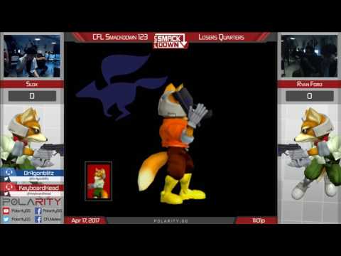CFL Smackdown 123 Melee - Slox (Fox, Falcon) vs Ryan Ford (Fox, Doc) - Losers Quarters