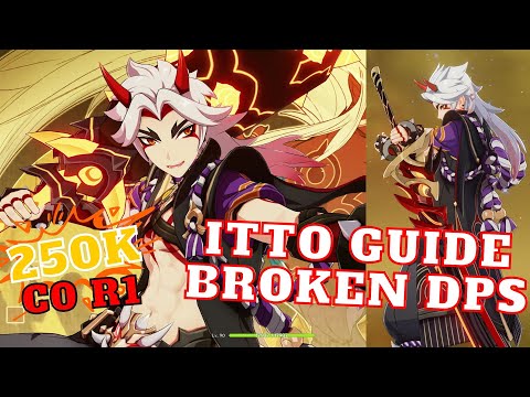 Broken Geo DPS! Itto's Guide - Best Weapons, Artifacts & Teams | Genshin Impact