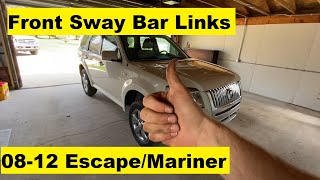 Front Sway Bar Link Replacement Mercury Mariner Ford Escape 2008 2009 2010 2011 2012 08 09 10 11 12