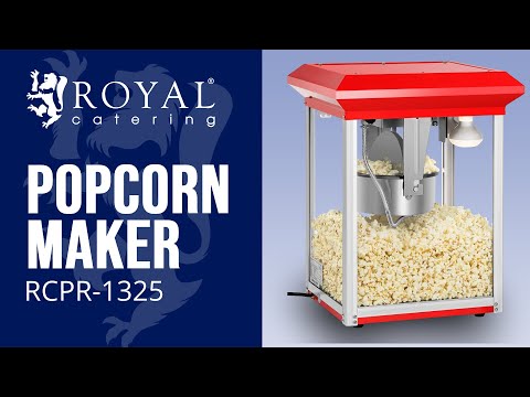 video - Popcorn Maker Red - 8 oz