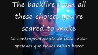 Egypt Central - Backfire Lyrics (subtítulos español)