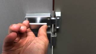 Unlocking a toilet cubicle door