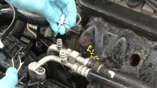 Honda How To leaky ac valve replacement