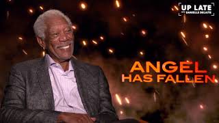 MORGAN FREEMAN - ANGEL HAS FALLEN INTERVIEW WITH DANIELLE DELAITE video