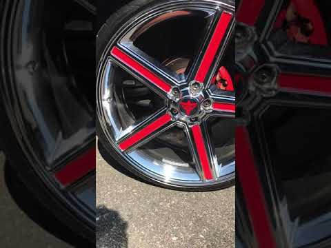22 inch Iroc wheels " CUSTOM WRAP"