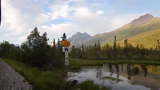 preview picture of video 'Nearing the Knik River underneath my piggy back trailer ~~~'