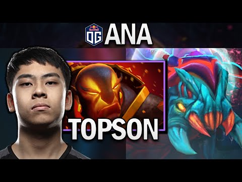 OG.ANA WEAVER WITH TOPSON EMBER SPIRIT - DOTA 2 7.28 GAMEPLAY