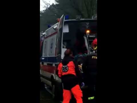 Nasze Slubice PL  - Wypadek na DK 31 - LIsów - Drzecin (03.01.2018 r.)