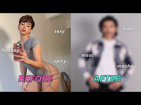 What Happens When A Femboy Tries A Masculine Look? | TRANSFORMED
