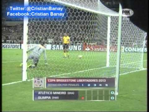 Atletico Mineiro 2 Olimpia de Paraguay 0 (4-3) (Relato Mariano Closs) Copa Libertadores 2013