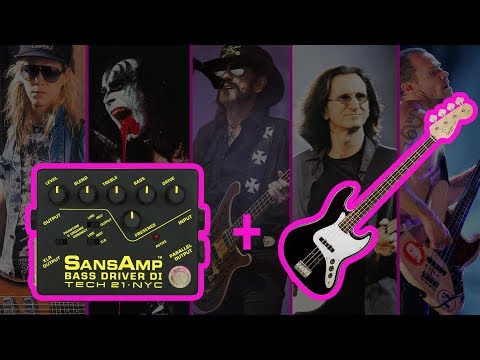 How to get 5 famous signature bass sounds with a Jazz bass & Sansamp