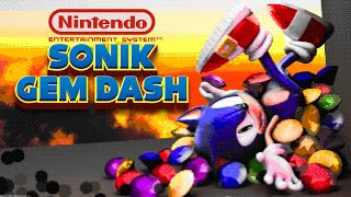 Sonik Gem Dash - New game 2025 - Nintendo Entertainment System