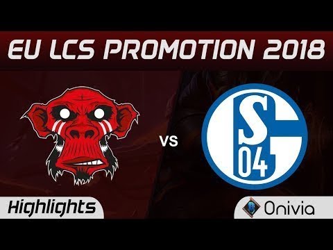 MM vs S04 Highlights Game 2 EU LCS SPRING PROMOTION 2018 Mysterious Monkeys vs Schalke 04 by Onivia