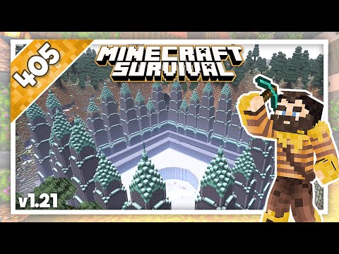 Minecraft Survival | Relaxing Builds - Copper Roofing (No Commentary, Lofi) | Ep.405
