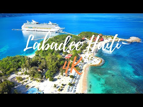 Labadee , Haiti drone footage in 4K [HAITI] Royal Caribbean Adventure of the Seas
