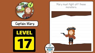 Brain Test 2 Captain Mary Level 17 Walkthrough