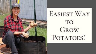 Grow Potatoes in Containers! Easily Grow Potatoes with Limited Space!