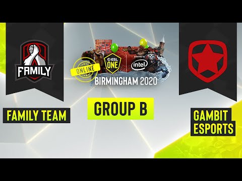 Dota2 - Gambit Esports vs. Family Team - Game 2 - ESL One Birmingham 2020 - Group B - EU/CIS