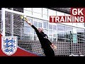High Intensity Drills for England's Senior Goalkeepers | Goalkeeper Training