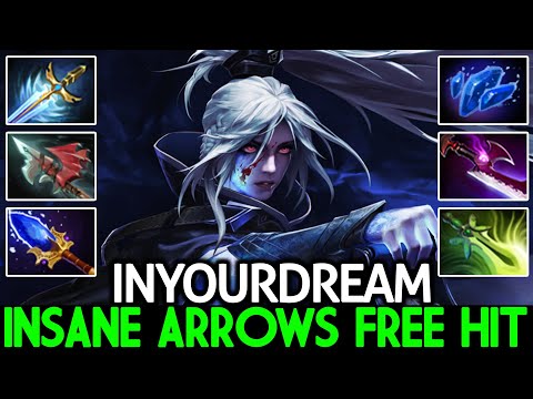INYOURDREAM [Drow Ranger] Insane Arrows Free Hit Comeback Hard Game Dota 2