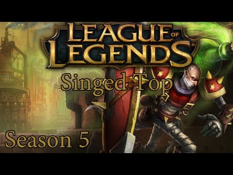 LoL Singed Top Season 5, I hate Gnar