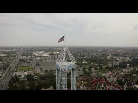 Video: Knotts Berry Farm, Dji Mavic 2 Pro Test — Knott's Berry Farm in Buena Park, California