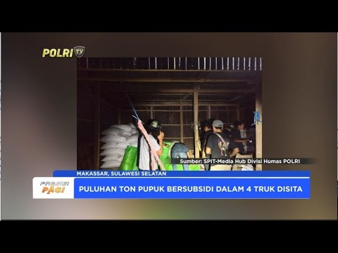 POLDA SULSEL UNGKAP KASUS PENIMBUN PUPUK SUBSIDI