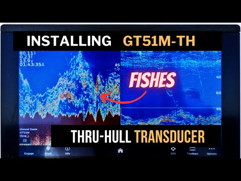 Installing Garmin GT51M Thru-Hull Transducer - Marine Tech Vlog#6