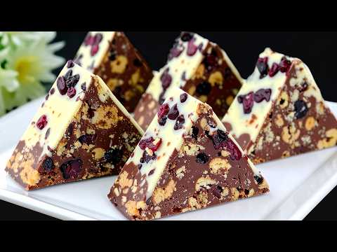 Ein NEUES Dessert, das auf der Zunge zergeht! Das köstlichste hausgemachte Dessert ohne Backen!