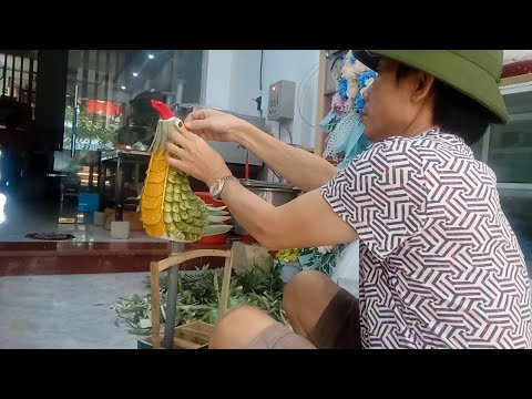 chia sẻ cách trang trí  mắt cho phượng tráp lễ đơn giản