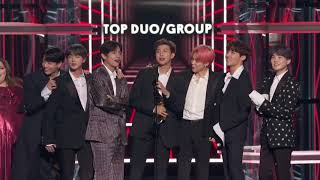 BTS Wins Top Duo / Group - BBMAs 2019
