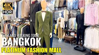 Bangkok’s Fashion Hub! 👔 Inside Platinum Mall 4th Floor [4K HDR]