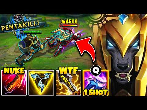 Mathematically correct Nasus one shots you with a single ability... (PENTAKILL)