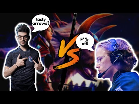 Ceb Mirana vs Topson Morphling Shot Arrow - Hit Arrow | DotaMode