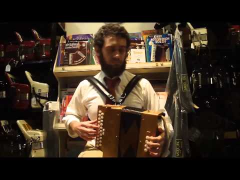 SALTPAR238CW - NEW Cherry Saltarelle Parisien Diatonic Button Accordion GC MM 23 8 $2499