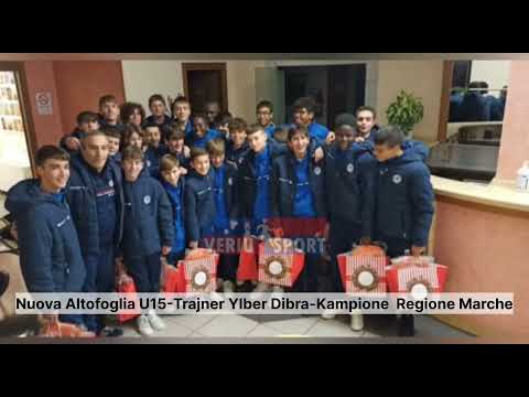 Nuova Altofoglia U 15 kampione Itali traner Ylber Dibra