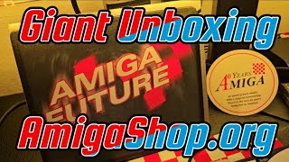 Giant AmigaShop Unboxing! Amiga Future mystery box!