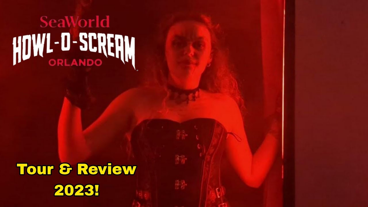 SeaWorld Orlando Howl-O-Scream Tour & Review 2023!