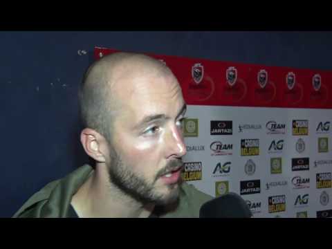 Interview na KSC Lokeren - Antwerp met Steve De Ridder