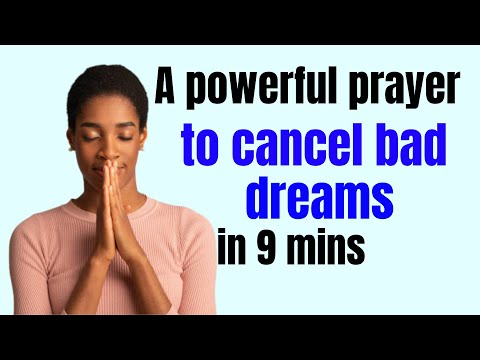 Prayer to cancel bad dreams | AGAINST bad DREAMS
