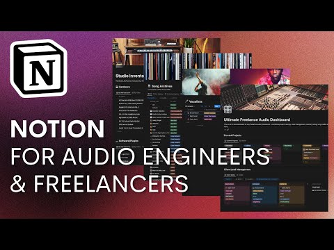 Ultimate Freelance Audio Dashboard | Prototion | Notion