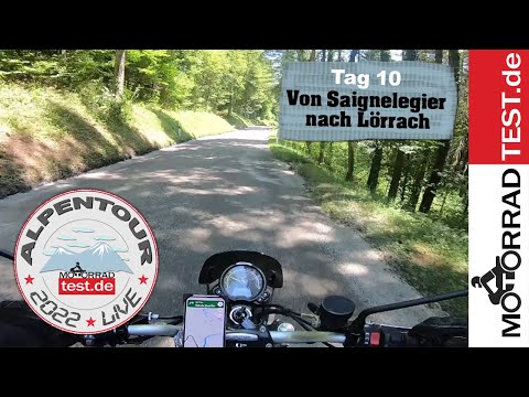Alpentour 2022 | Tag 10 - Von Saignelegier nach Lörrach