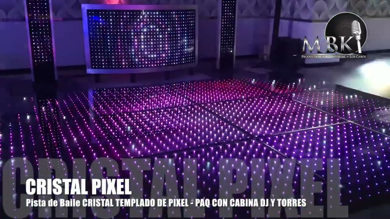 DJ PISTA DE BAILE CRISTAL PIXEL LED ILUMINADA Social Events in Puerto Vallarta Cabos Riviera Nayarit