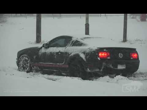 01-10-21, Lubbock, TX - Heavy Snow Causes Accidents From Slick Roadways