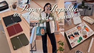 A tour of all my Paper Republic journals (grand voyageur & le portfolio overview) 📖 | ANALOG ERA